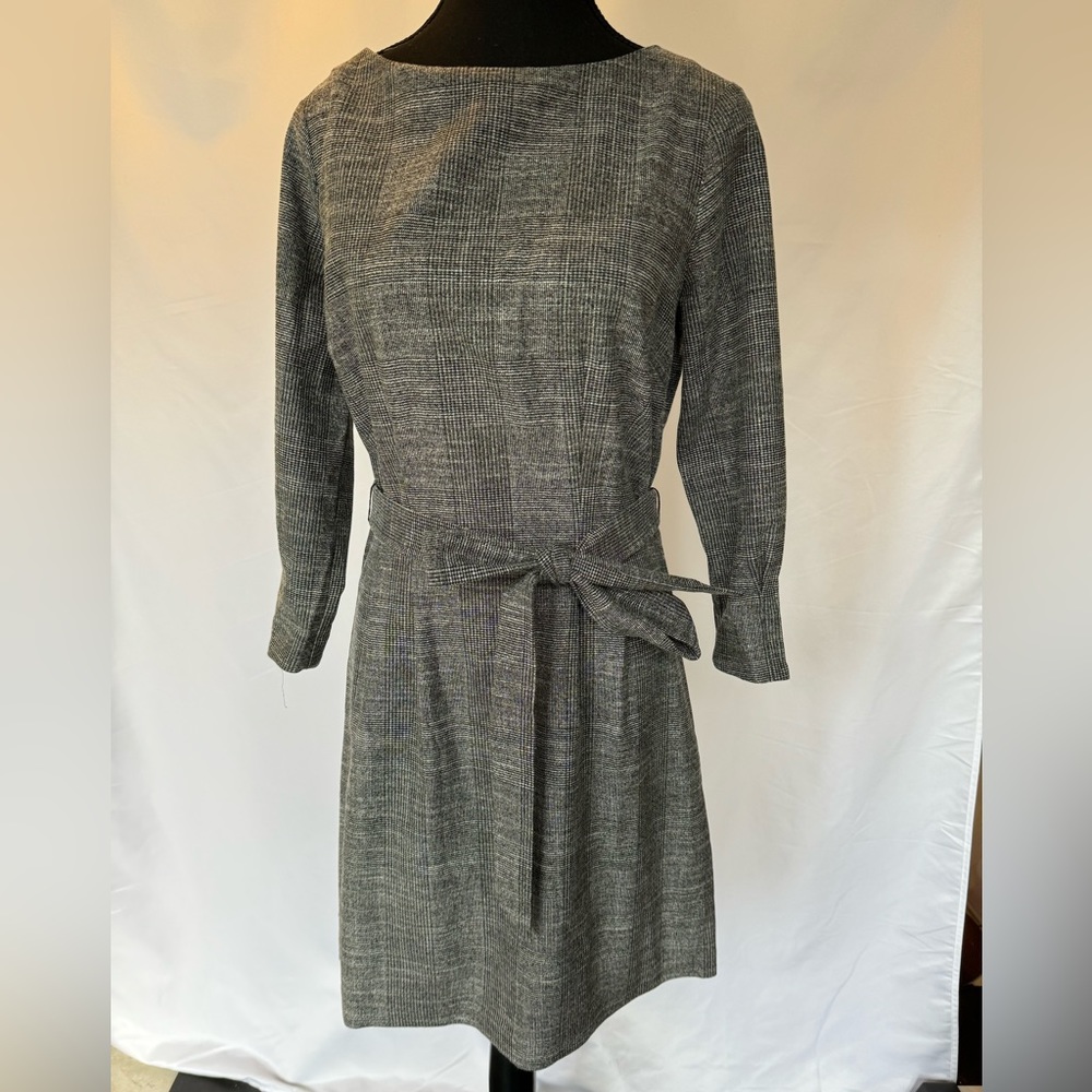 H&M Small grey plaid dress